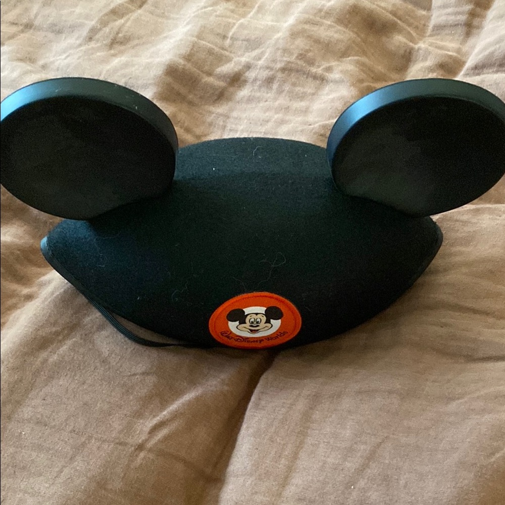 Kids Black Mickey Mouse Ears Hat
